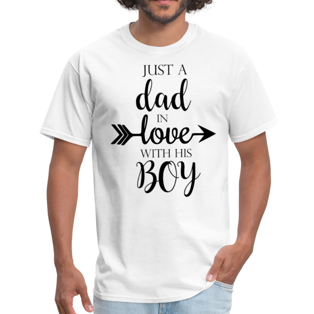 Just A Dad In Love With His Boy / Girl - Family T-Shirt