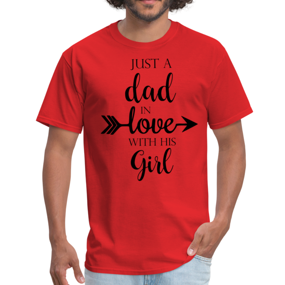 Just A Dad In Love With His Boy / Girl - Family T-Shirt