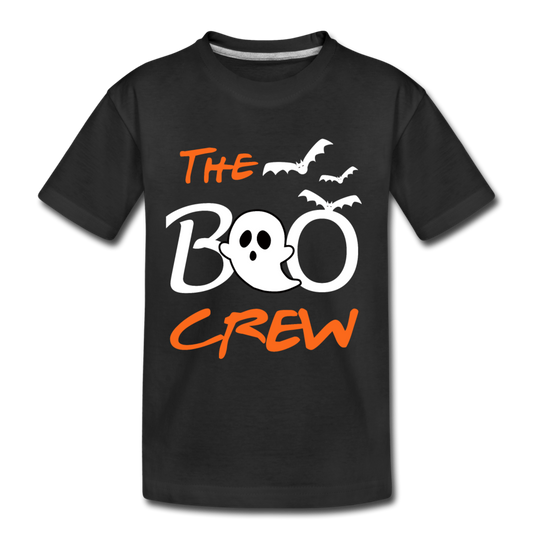 The Boo Crew (Halloween Costume) - Kid’s Premium Organic T-Shirt - black