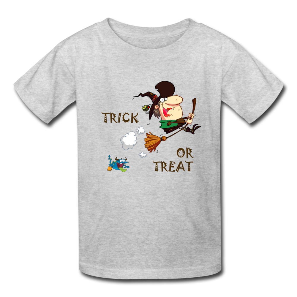 Trick or Treat (Halloween) - Kids' T-Shirt - heather gray
