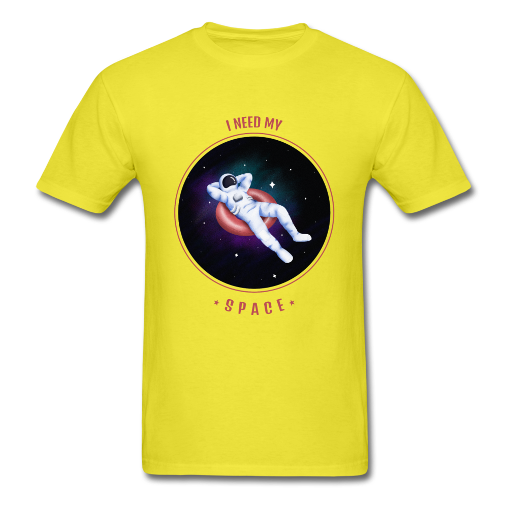 I Need My Space - Unisex Classic T-Shirt - yellow