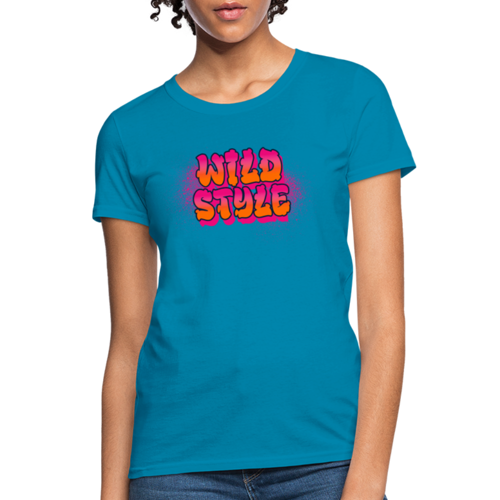 Wild Style - Women's T-Shirt - turquoise