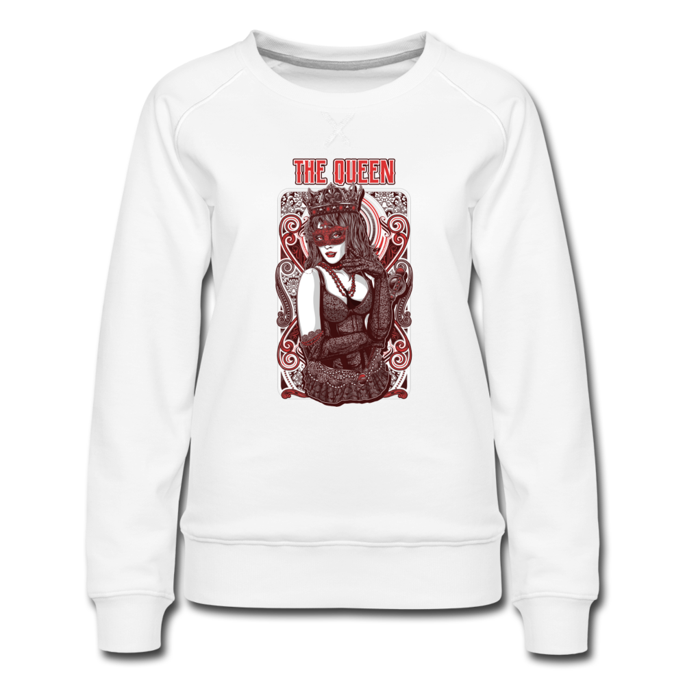 The Queen - Women’s Premium Sweatshirt - white