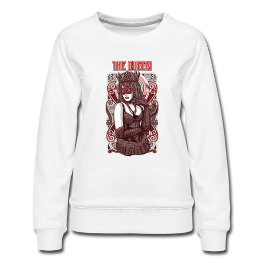 The Queen - Women’s Premium Sweatshirt - white