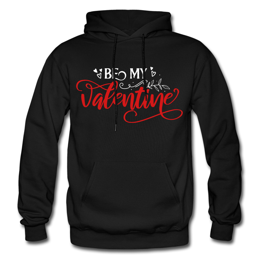 Be My Valentine - Heavy Blend Adult Hoodie - black