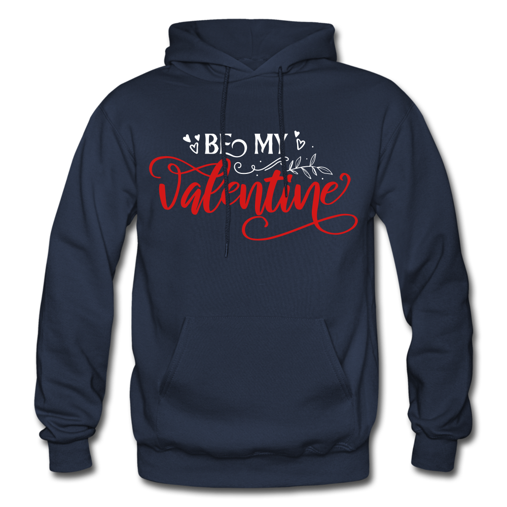 Be My Valentine - Heavy Blend Adult Hoodie - navy