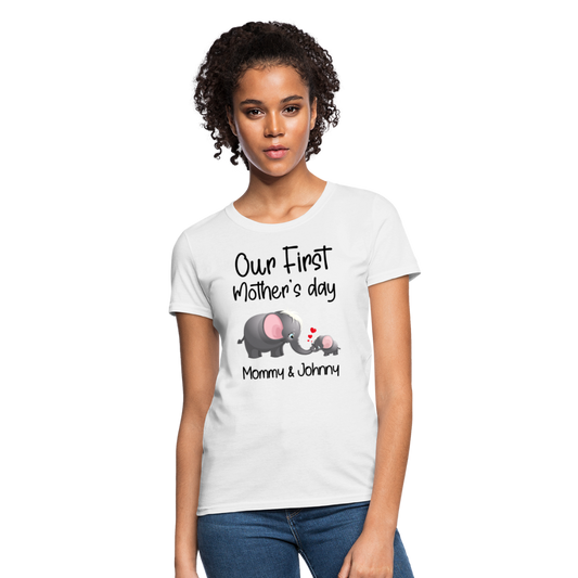 Our First Mothers Day - Women's T-Shirt - white