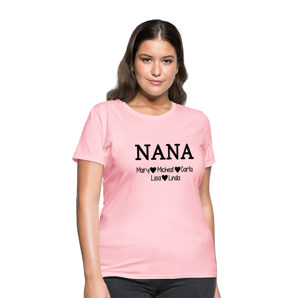 NANA Children White Text - Women's T-Shirt - pink