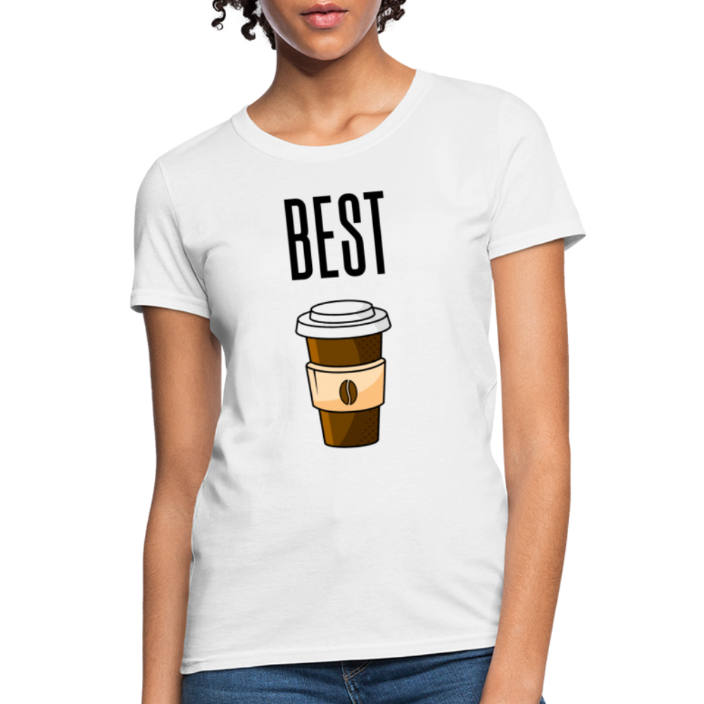 Coffee Donut - Women's T-Shirt - white
