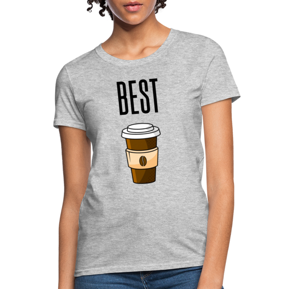 Coffee Donut - Women's T-Shirt - heather gray