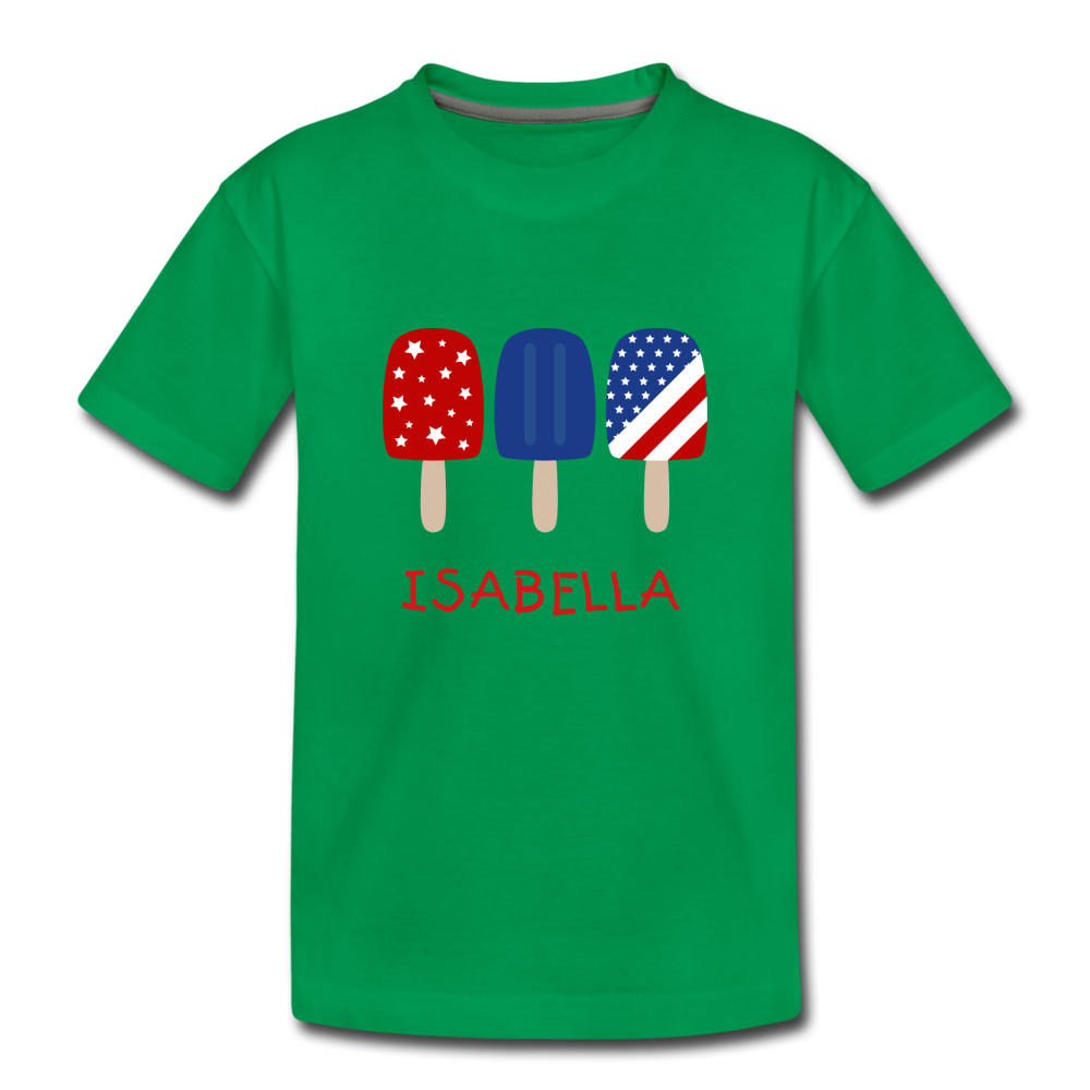 4TH OF JULY - Kids' Premium T-Shirt - kelly green