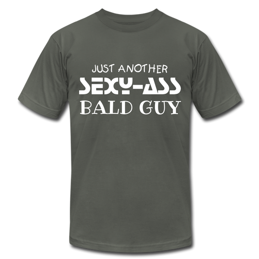 Just Another SEXY-ASS Bald Guy - Unisex Jersey T-Shirt by Bella + Canvas - asphalt