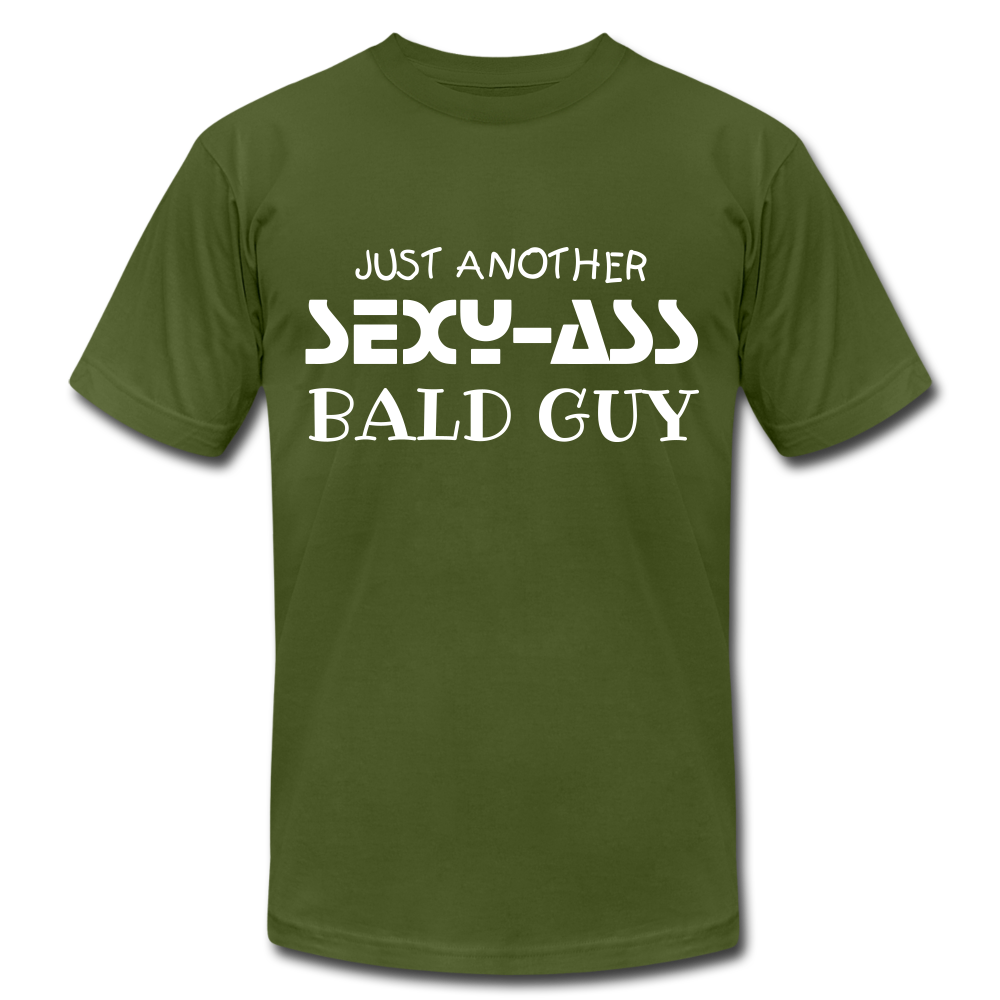 Just Another SEXY-ASS Bald Guy - Unisex Jersey T-Shirt by Bella + Canvas - olive