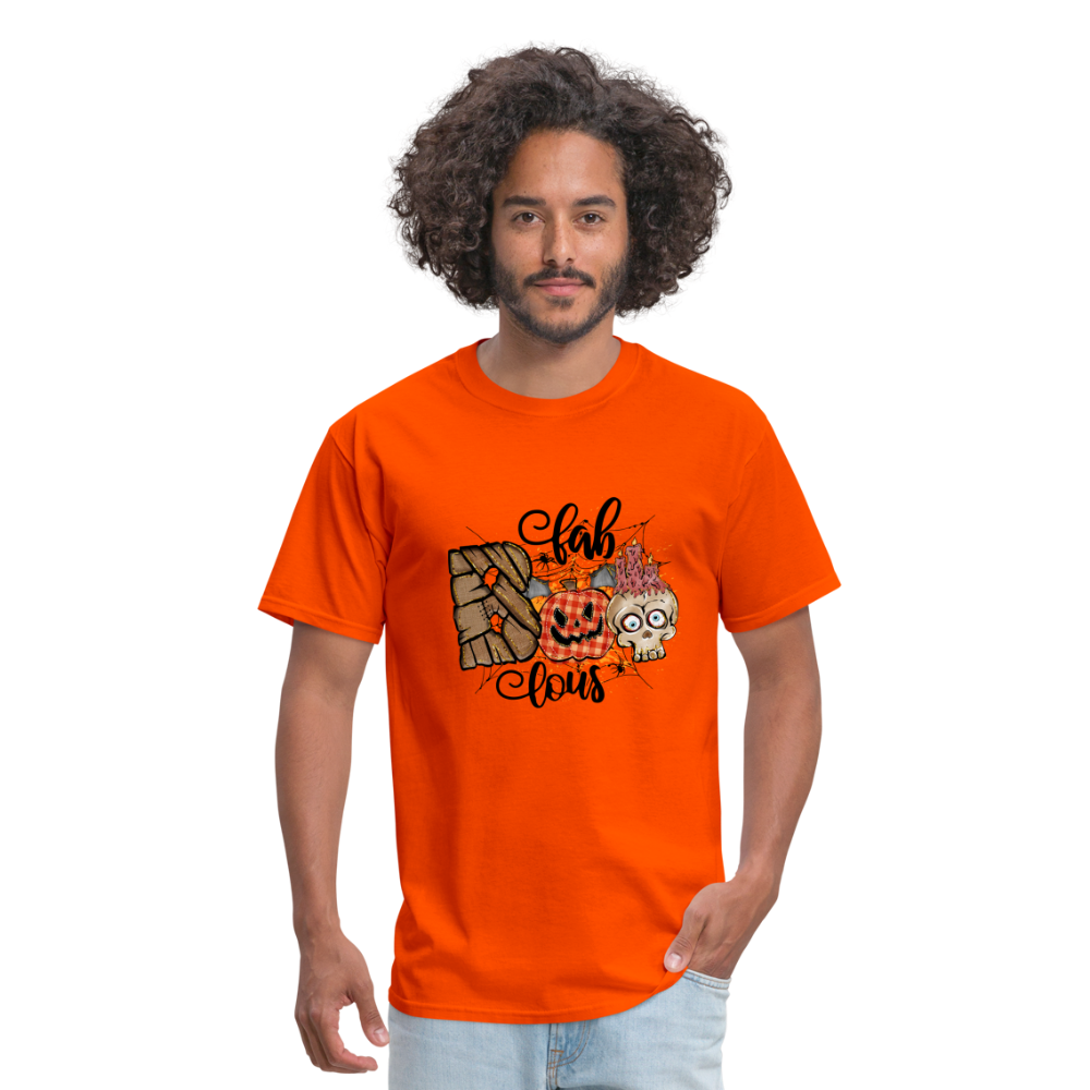 Fabboolous, Halloween Unisex Graphic Shirt, Funny Halloween Gift T-Shirt - orange