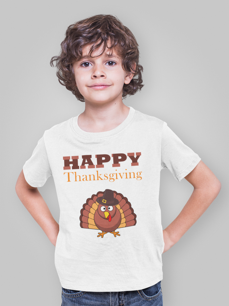 Happy Thanksgiving (Turkey) - Kids' Premium T-Shirt