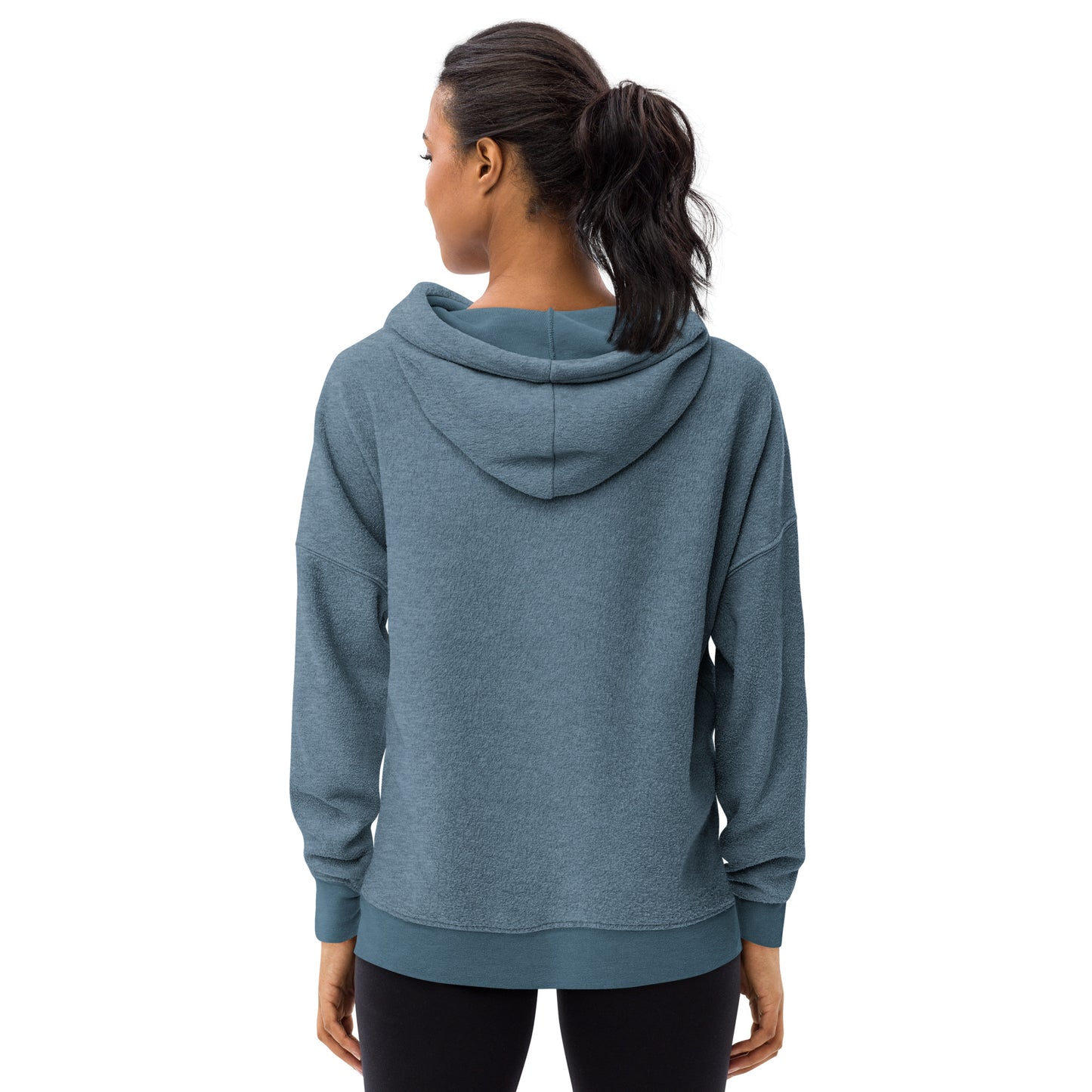 Embroidery USA Flag Unisex sueded fleece hoodie
