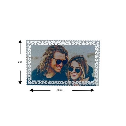 Personalized Wallet Insert Metal Card with picture Gift | Custom Business Card Designs [2-PACK]