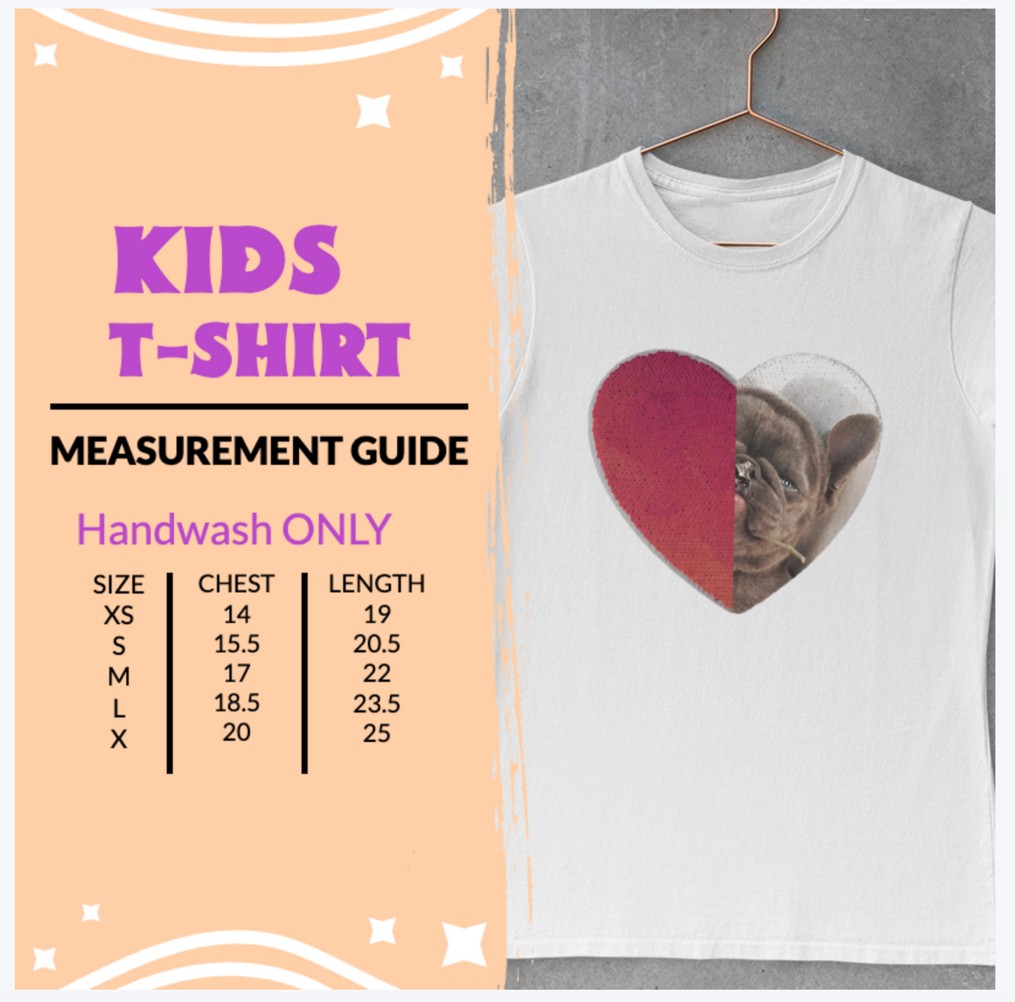 Personalized Heart Shaped Sequin With Picture & Text Kids Shirt, Custom Reversible Sequin Kids T shirt, Custom Birthday Photo, Mother Nana Gift, Fathers Day Gift, Gag Gift