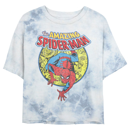 Junior's Marvel Urban Hero Bombard Tie-Dye T-Shirt
