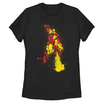 Women's Marvel IronMan InkSplotches T-Shirt