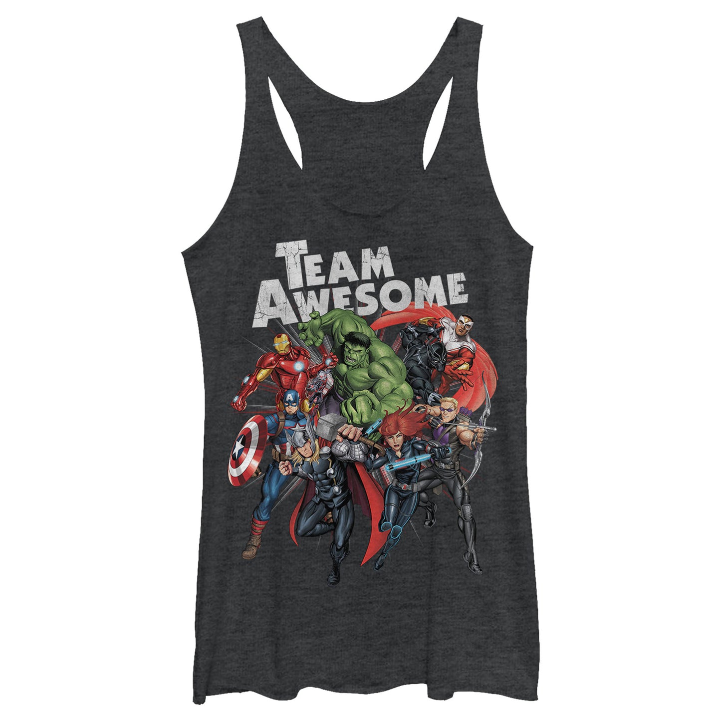 Junior's Marvel Team Awesome Tank Top