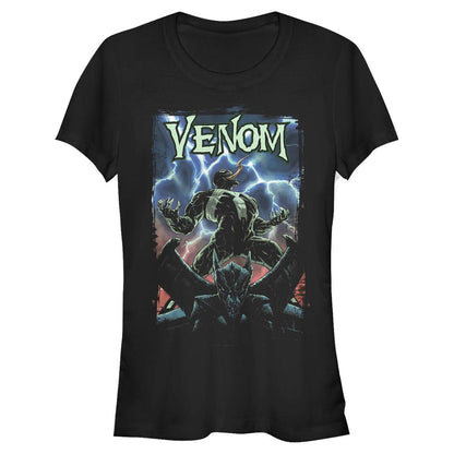 Junior's Marvel Venom Cover T-Shirt