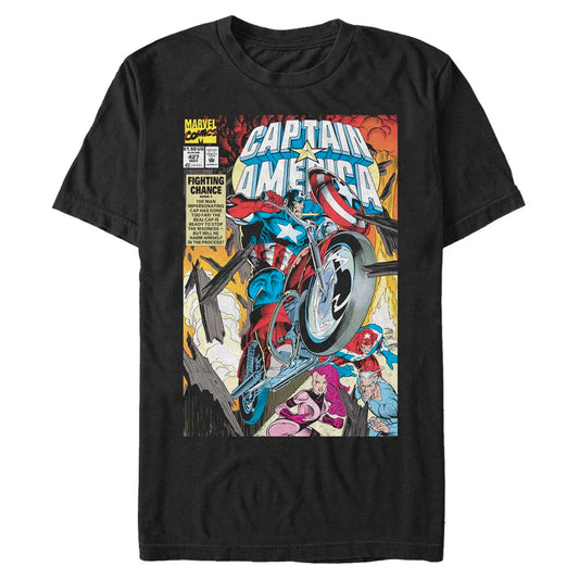 Men's Marvel Bike Cap T-Shirt
