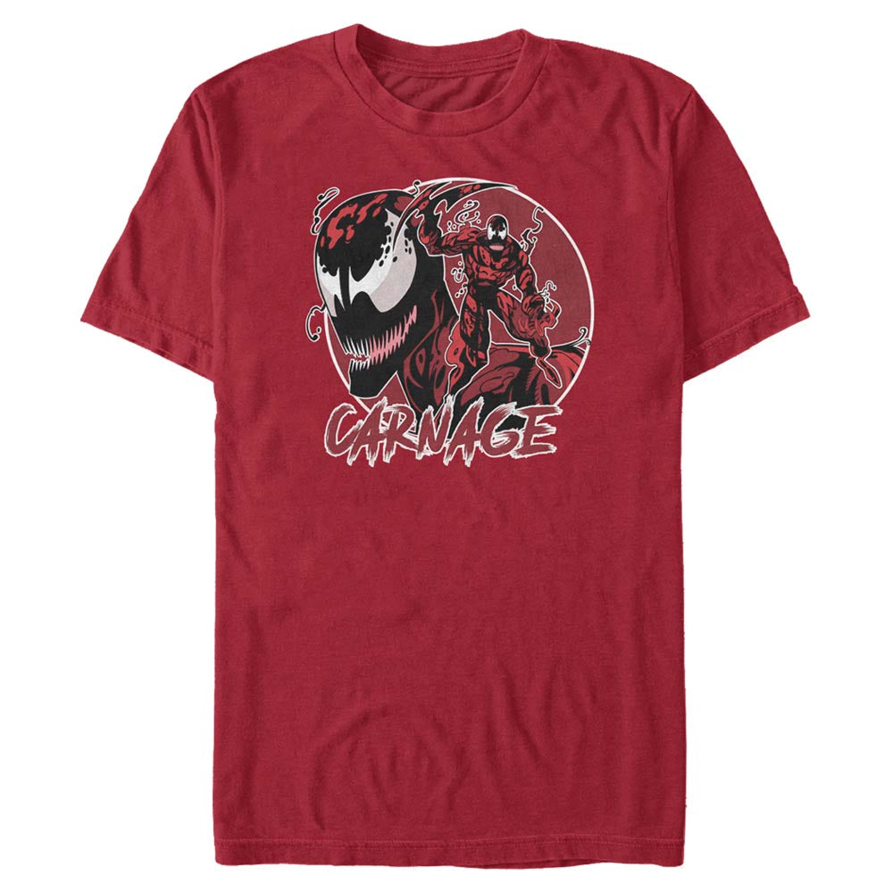 Men's Marvel Carnage Circle T-Shirt