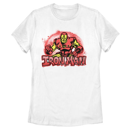 Women's Marvel AIRBRUSHED IRON MAN T-Shirt