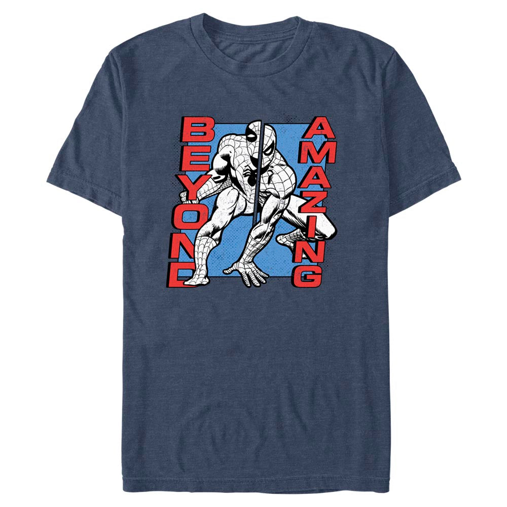 Men's Marvel Spider-Man Beyond Amazing BEYOND AMAZING PANEL T-Shirt