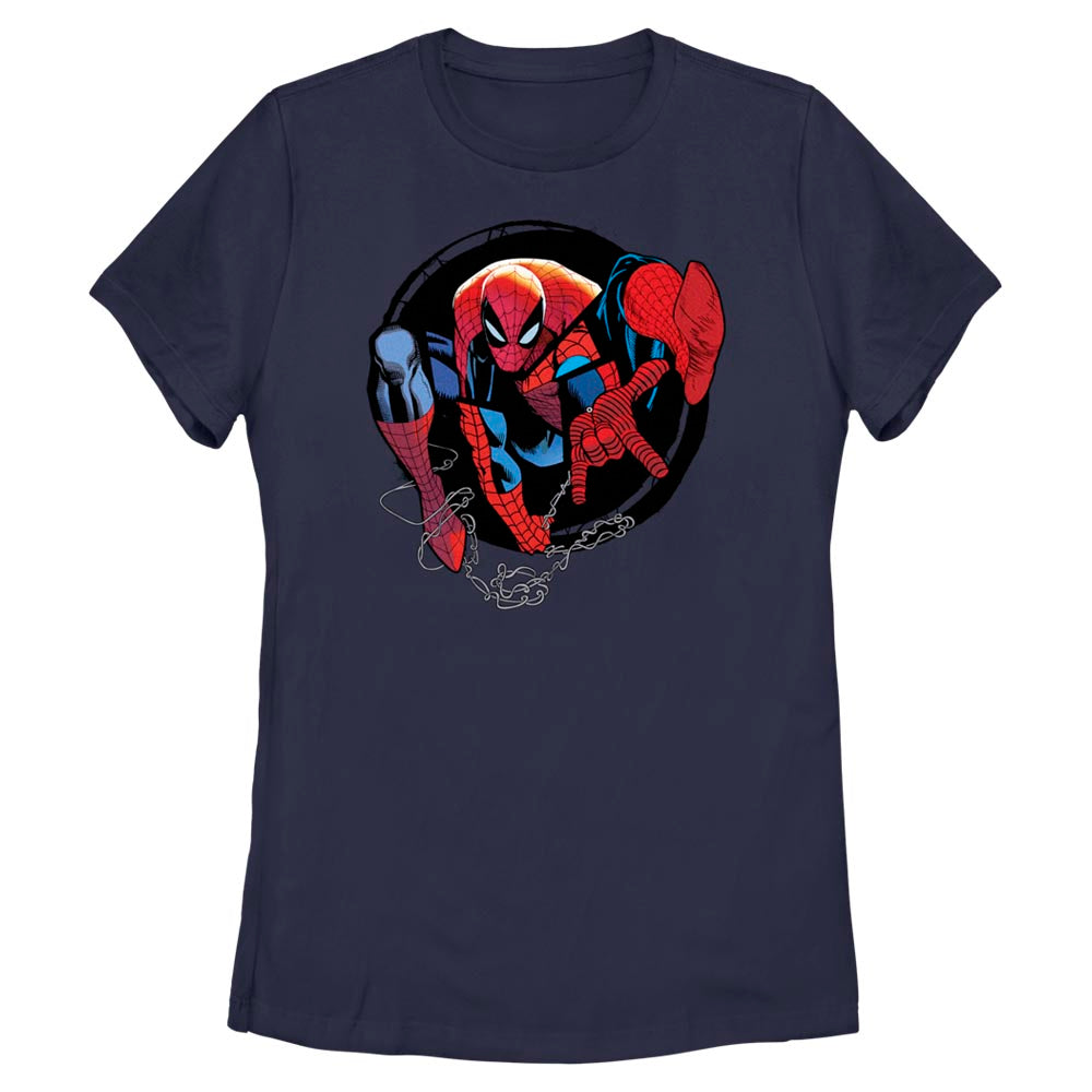 Women's Marvel Spider-Man Beyond Amazing SPIDEY CIRCLE FORWARD T-Shirt