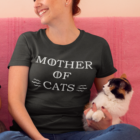 Camisa de la madre de los gatos, camisa del amante del gato, camiseta de la mamá del gato, camiseta divertida del gato, regalos para los amantes del gato, gatito del regalo del día de las madres, camiseta linda de la mamá de la pata de la piel