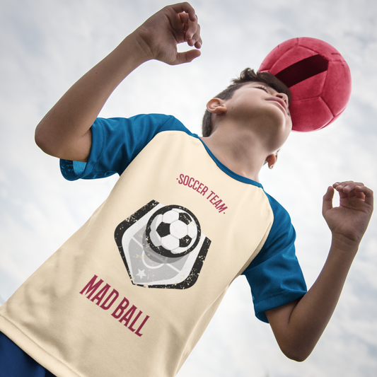 Equipo de fútbol Mad Ball TShirt, Game Day Soccer Ball Shirt, Soccer Ball Tee, Kids Soccer Shirt, Football Team Shirt, School Soccer Team