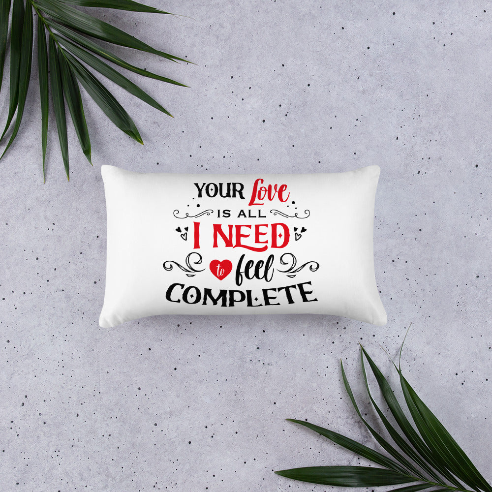 All You Need Is Love - Pillow Case With Insert - Valentine, Lover Gifts