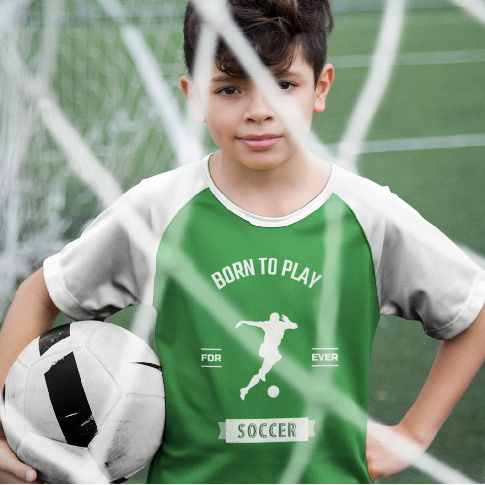 Born To Play Soccer - Kids' Premium T-Shirt