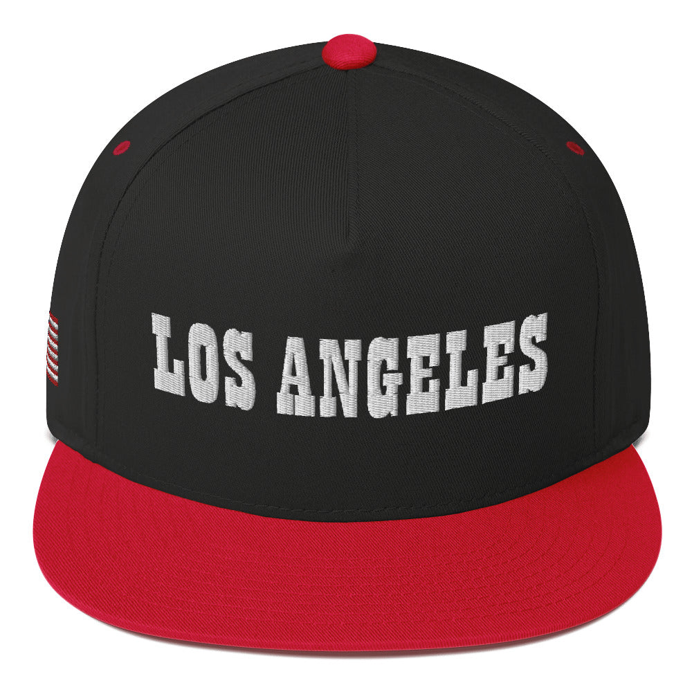 Los Angeles Embroidered Flat Bill Cap