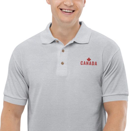 Arce canadiense - Polo bordado