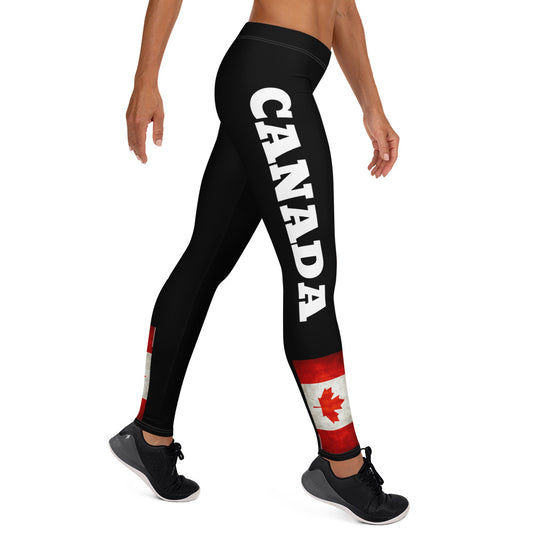 Canadian Flag Leggings
