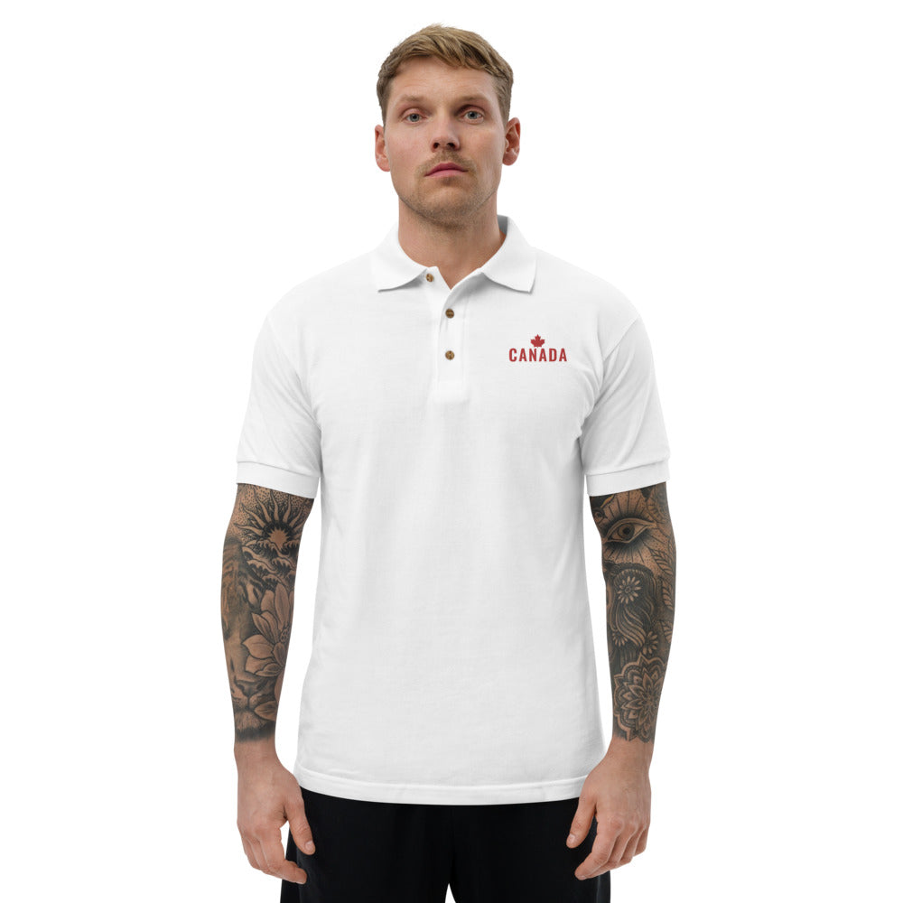 Canadian Maple - Embroidered Polo Shirt