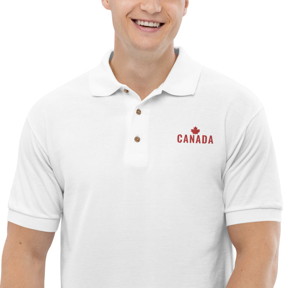 Canadian Maple - Embroidered Polo Shirt
