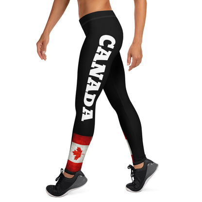 Canadian Flag Leggings