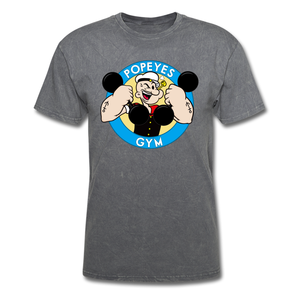 POPEYES GYM Unisex T-Shirt - mineral charcoal gray