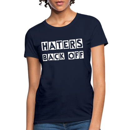 Haters Back Off - Females - navy