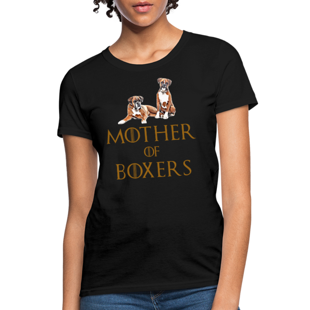 Mother of Boxers - T-Shirt - black