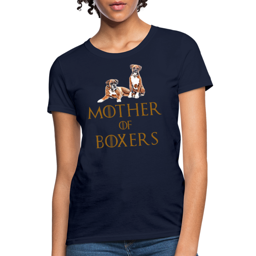 Mother of Boxers - T-Shirt - navy