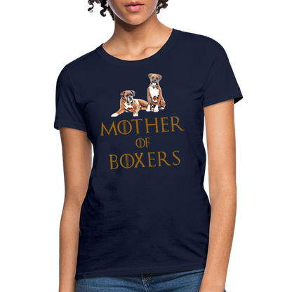 Mother of Boxers - T-Shirt - navy