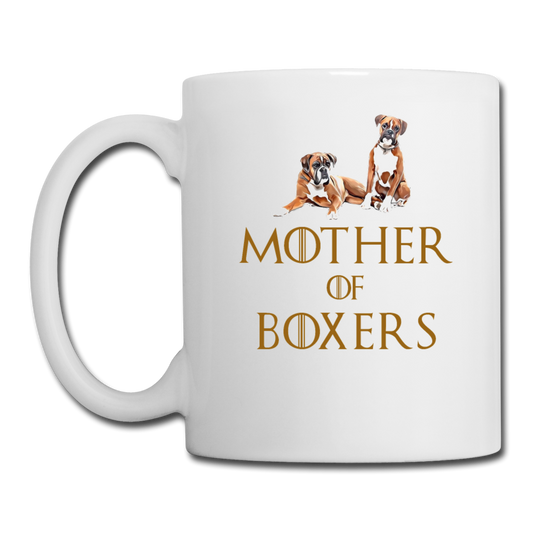 Mother of Boxers Coffee/Tea Mug - white