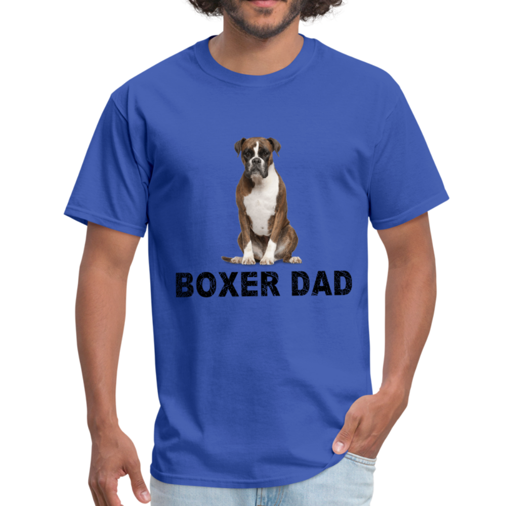 Boxer Dad T-Shirt - royal blue