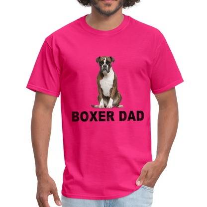 Boxer Dad T-Shirt - fuchsia