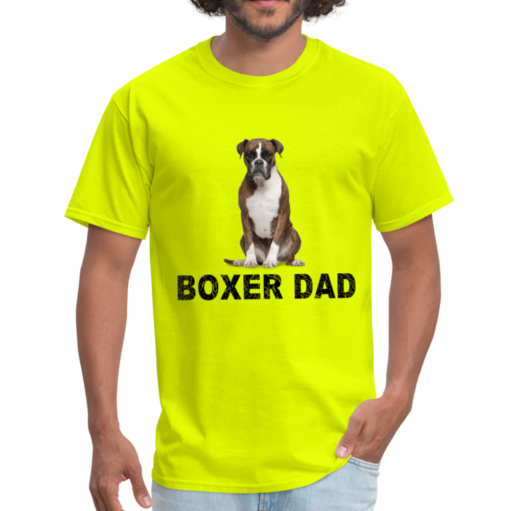 Boxer Dad T-Shirt - safety green